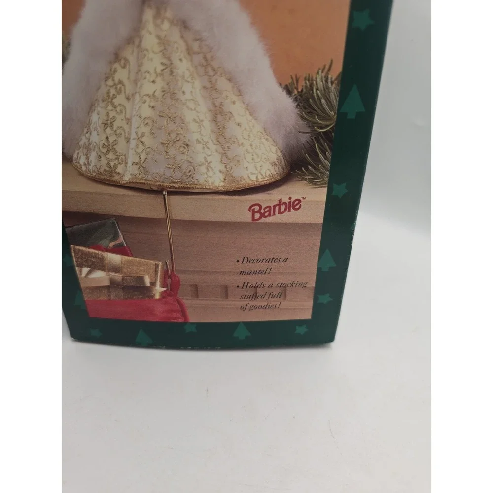 Hallmark Happy Holidays Barbie 1995 Stocking Hanger